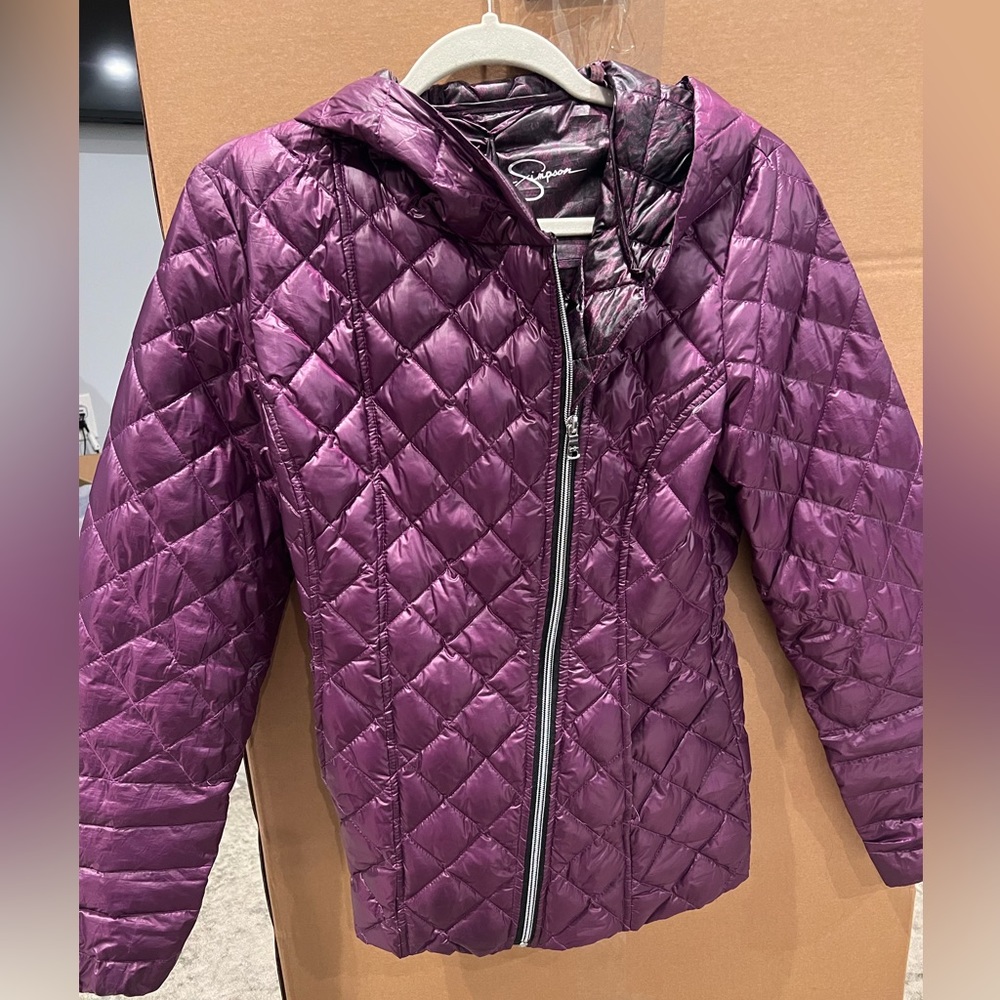 Jessica Simpson Packable Jacket - Purple
